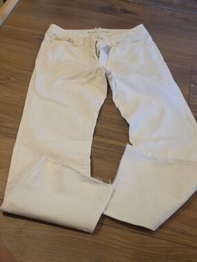 Michael Kors White Boot Cut Jeans